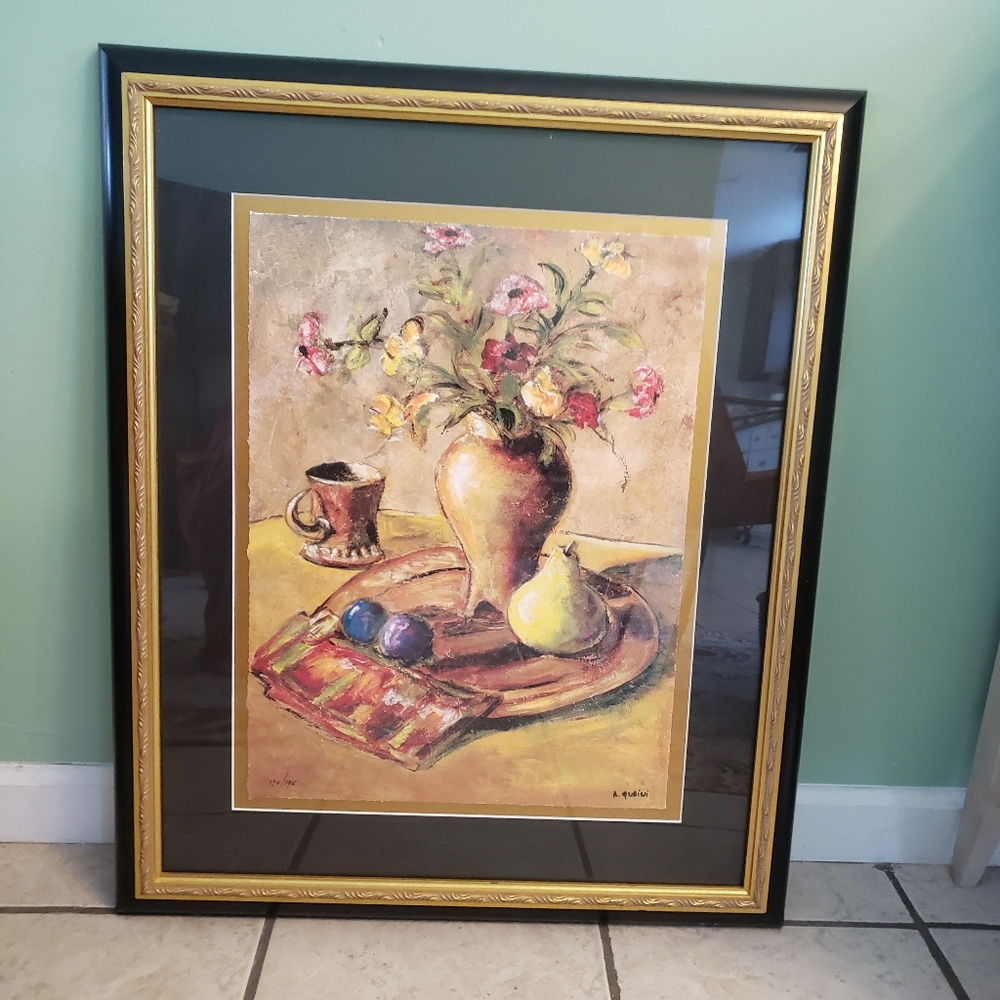 ALICIA QUAINI STILL LIFE GICLEE - Signed & Numbered 175/195  eBay Price is $2150